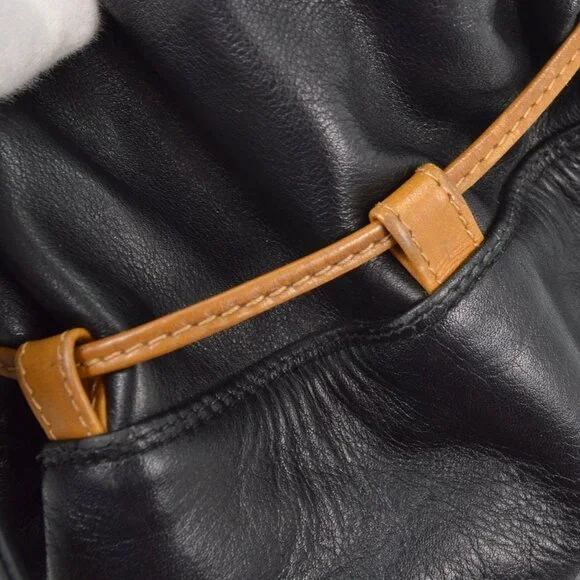 Celine Black Drawstring Shoulder Bag M07 NQ04681 - Picture 10 of 12